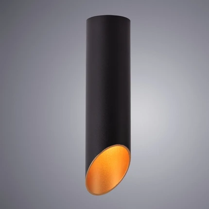 Точечный накладной светильник Arte Lamp PILON-GOLD A1535PL-1BK