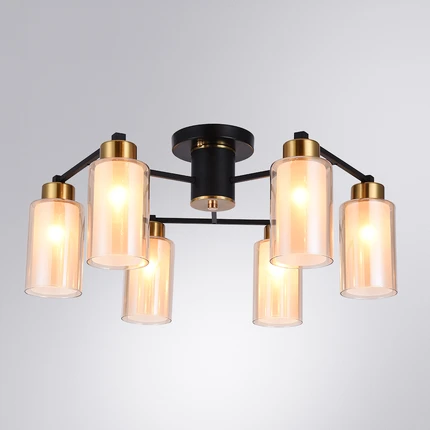 Потолочная люстра Arte Lamp LEO A7027PL-6BK Потолочная люстра Arte Lamp LEO A7027PL-6BK