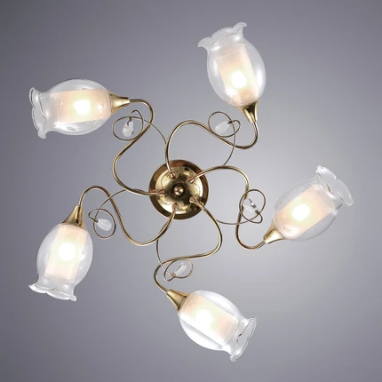 Потолочная люстра Arte Lamp MUGHETTO A9289PL-5GO