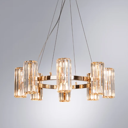 Подвесная люстра Arte Lamp SANTORINI A1049SP-16GO Подвесная люстра Arte Lamp SANTORINI A1049SP-16GO