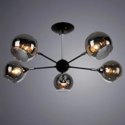 Потолочная люстра Arte Lamp LAGOS A2708PL-5BK Потолочная люстра Arte Lamp LAGOS A2708PL-5BK