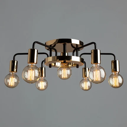 Потолочная люстра Arte Lamp GELO A6001PL-7BK