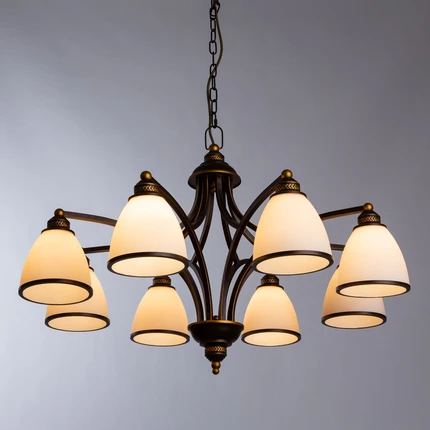 Подвесная люстра Arte Lamp BONITO A9518LM-8BA Подвесная люстра Arte Lamp BONITO A9518LM-8BA