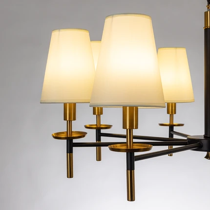 Подвесная люстра Arte Lamp RICCARDO A4075LM-8BK Подвесная люстра Arte Lamp RICCARDO A4075LM-8BK