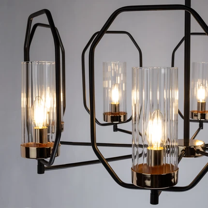 Потолочная люстра Arte Lamp CELAENO A7004PL-8BK