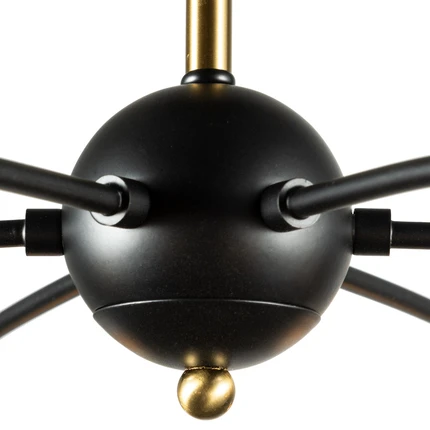 Потолочная люстра Arte Lamp GLASGOW A1963PL-6BK