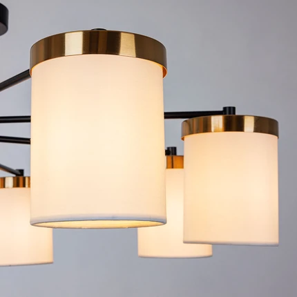 Потолочная люстра Arte Lamp MODELLO A4099PL-8BK Потолочная люстра Arte Lamp MODELLO A4099PL-8BK