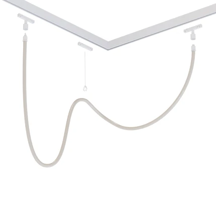 Гибкий неон Arte Lamp LOOP для магнитных трековых систем OPTIMA, LINEA, EXPERT A4910PL-1WH Гибкий неон Arte Lamp LOOP для магнитных трековых систем OPTIMA, LINEA, EXPERT A4910PL-1WH