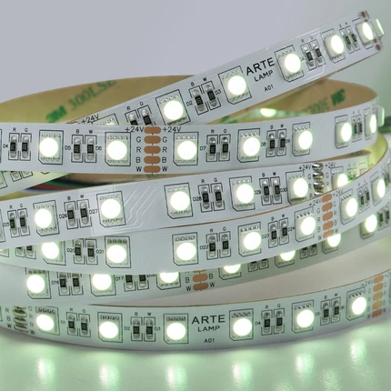 Светодиодная лента 24V 14,4W/m RGB+W 4000К 5м Arte Lamp TAPE A2406012-01-RGB4K Светодиодная лента 24V 14,4W/m RGB+W 4000К 5м Arte Lamp TAPE A2406012-01-RGB4K