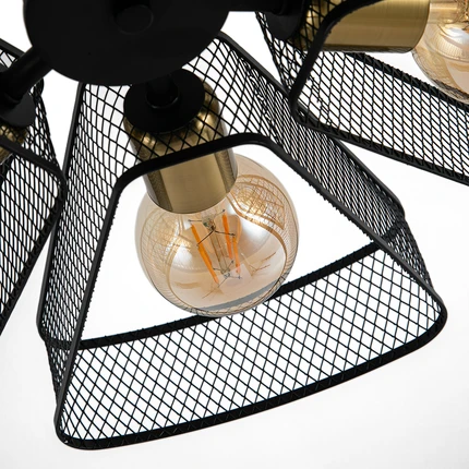 Потолочная люстра Arte Lamp MAASYM A7044PL-6BK Потолочная люстра Arte Lamp MAASYM A7044PL-6BK